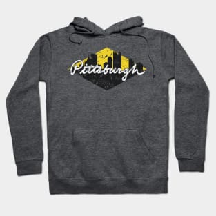 Pittsburgh Skyline Script Hoodie